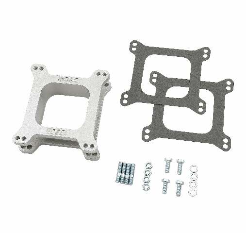 Mr. Gasket carburetor spacer kit open center aluminum 2 inch 6007