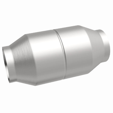 MagnaFlow universal catalytic converter 4 inch inlet/outlet stainless steel CARB compliant OBDII 60111