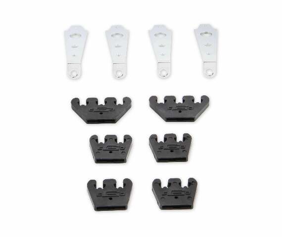 Mr Gasket Spark Plug Wire Holder 6015; Chrome w/ Black Separator for 8mm Wires