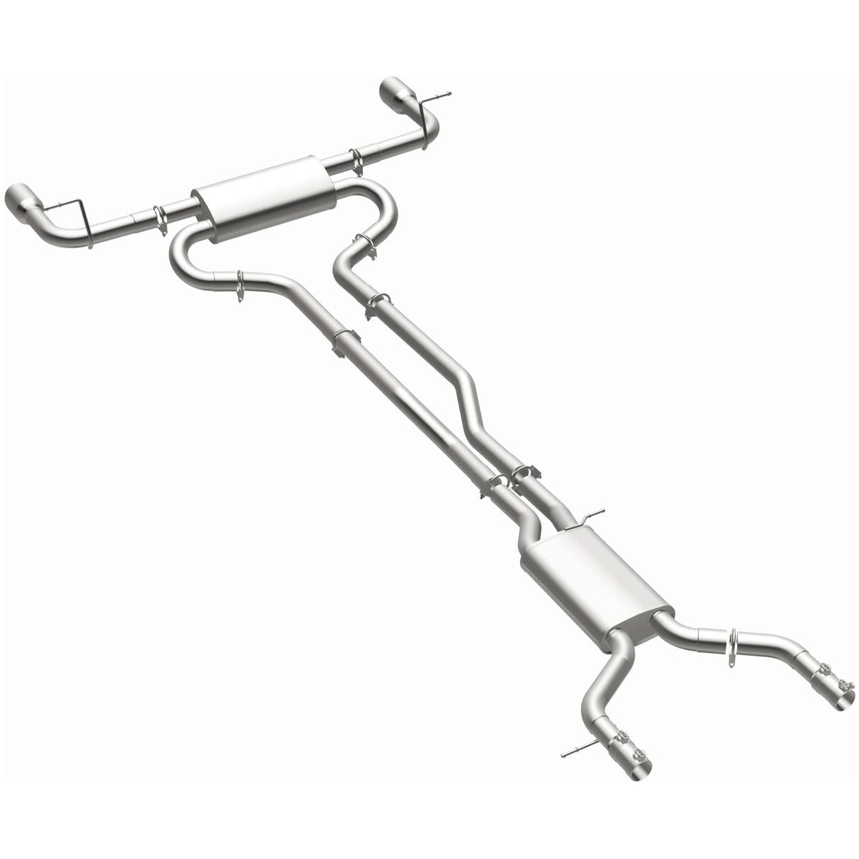 Fits 2007-2015 Audi Q7 Direct-Fit Replacement Exhaust System stainless steel