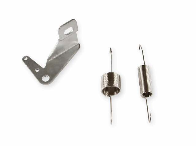 Mr. Gasket carburetor throttle cable bracket 6092MRG fits Holley carburetors stainless steel
