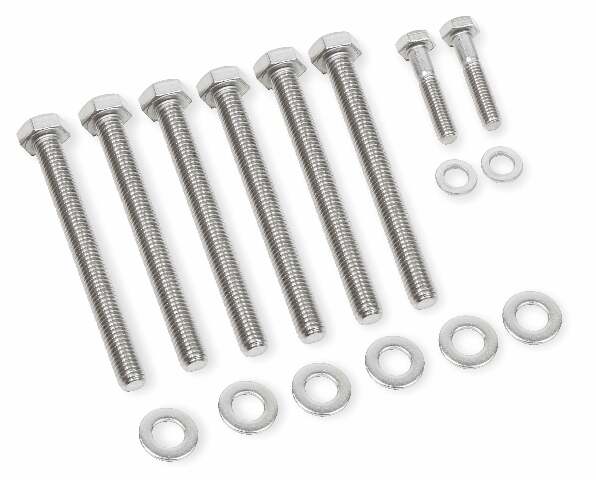Mr. Gasket water pump bolt set stainless steel LS engine Chevy 60930G