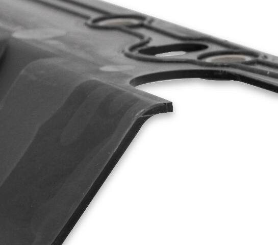 Mr. Gasket windage tray and gasket Mopar black rubber 61101G