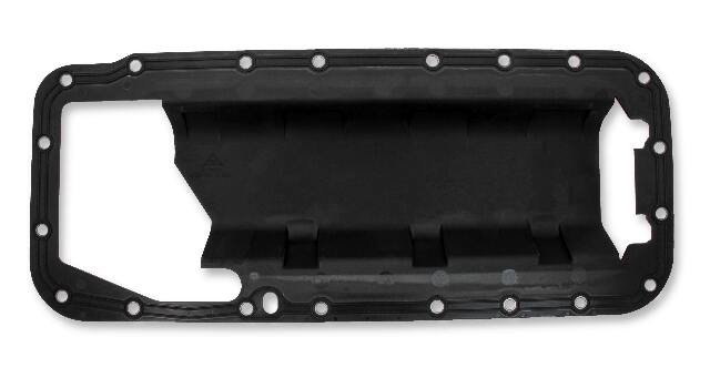 Mr. Gasket windage tray and gasket Mopar black rubber 61101G