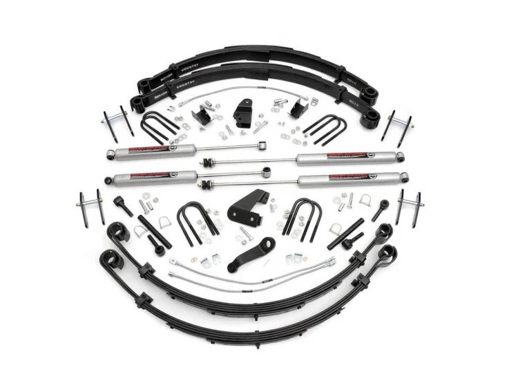 Fits Jeep Wrangler YJ 4WD (1987-1995) 6 Inch Lift Kit; Power Steer; 622N2
