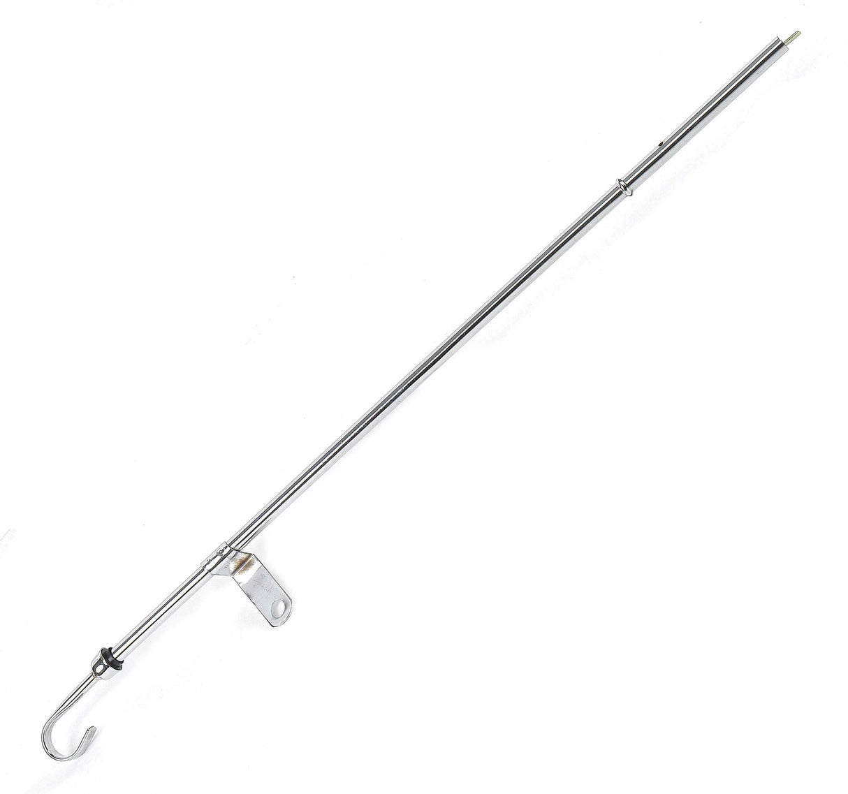 Mr. Gasket engine oil dipstick ; chrome for 1965 1990 Chevy 396 454 BBC steel 6236
