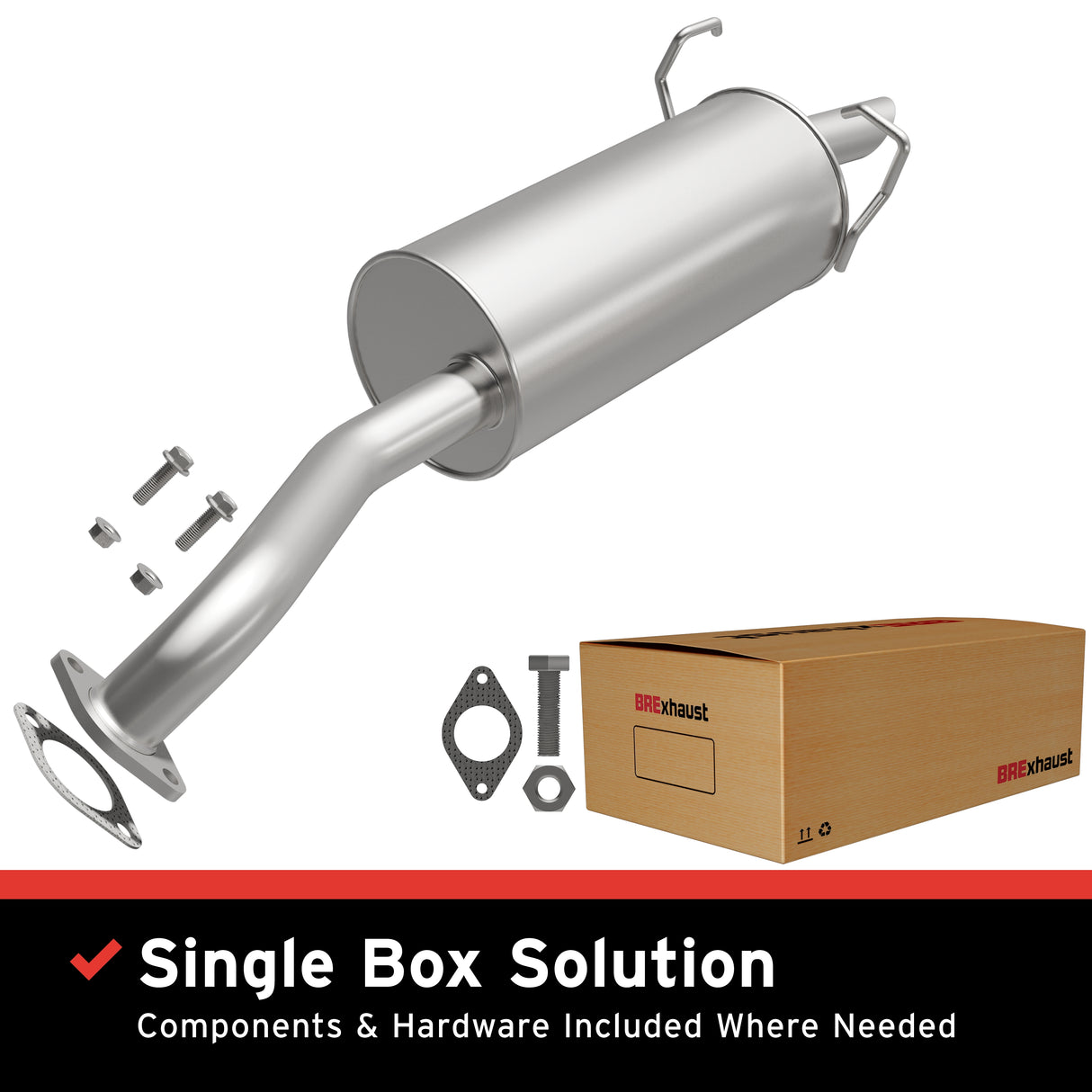 2015-2016 Honda CR-V Direct-Fit Muffler Kit 108-0017 aluminized steel