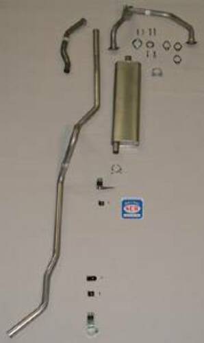 Station Wagon exc. 9 Pass. 8 cyl. Single Exhaust System 63014 Shafer's Classic Reproductions