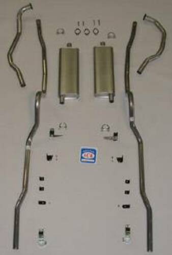 Exhaust System 63016 fits 1956 Chevy Full Size DF32 Shafer's Classic Reproductions