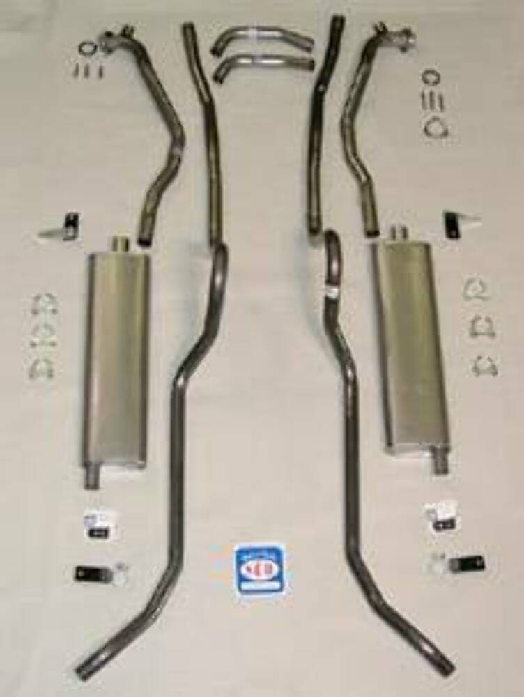 Fits 1957 Chevrolet Full Size Exhaust System 63025