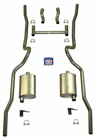 Exhaust System 63028 fits 1955-1957 Chevy Full Size A360 Shafer's Classic Reproductions