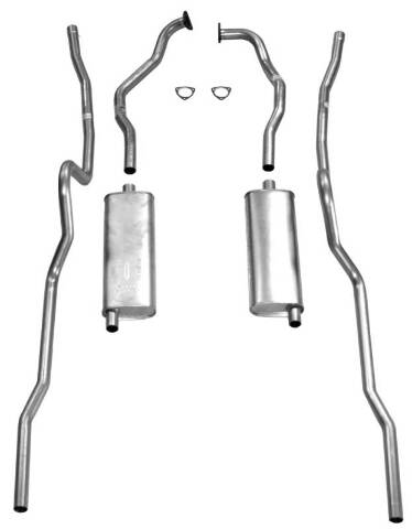 All Models with Dual 4 bbl. Exhaust System 63029 fits 1956 Chevy Full Size All Models Shafer's Classic Reproductions