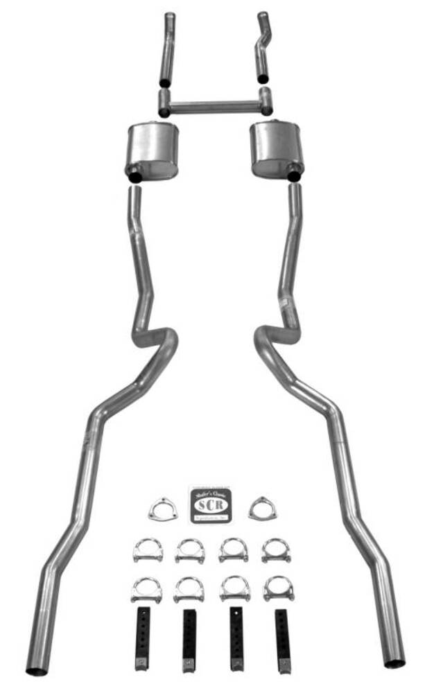 Fits 1955 - 1957 Chevrolet Full Size Exhaust System 63034