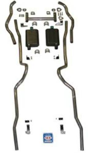 Exhaust System 63035 fits 1955-1957 Chevy Full Size small block Shafer's Classic Reproductions