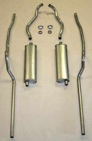 8 cyl. Dual Exhaust System 63047 F7CF-4658-91D3 Shafer's Classic Reproductions