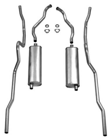 Exhaust System 63050 fits 1956 Chevy Full Size Shafer's Classic Reproductions