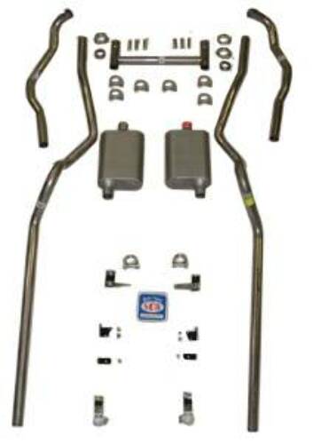 Exhaust System 63060 fits 1955-1957 Chevy Full Size small block C350-4975 Shafer's Classic Reproductions