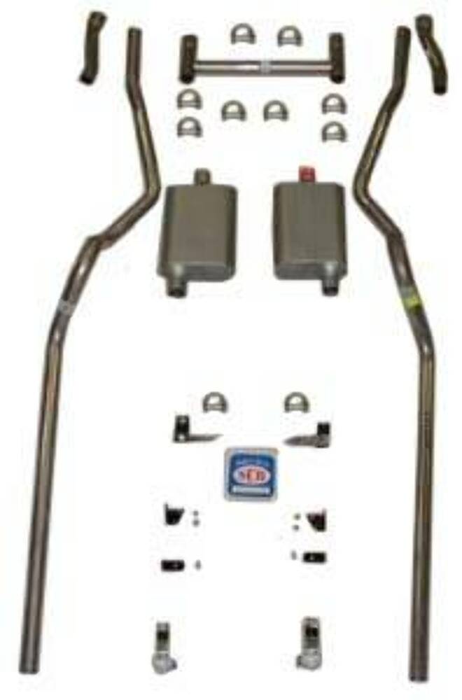 Fits 1955 - 1957 Chevrolet Full Size Exhaust System 63062