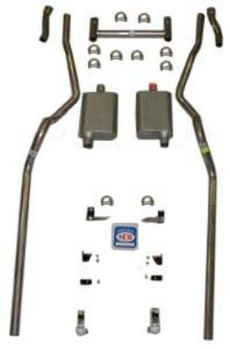 Exhaust System 63062 fits 1955-1957 Chevy Full Size DD23 Shafer's Classic Reproductions
