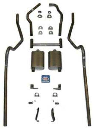 Exhaust System 63065 fits 1955-1957 Chevy Full Size Shafer's Classic Reproductions