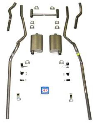 Exhaust System 63067 fits 1955-1957 Chevy Full Size Shafer's Classic Reproductions