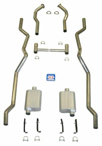 Exhaust System 63073 fits 1955-1957 Chevy Full Size Shafer's Classic Reproductions