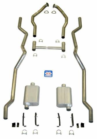 Exhaust System 63079 fits 1955-1957 Chevy Full Size C724-4E20 Shafer's Classic Reproductions