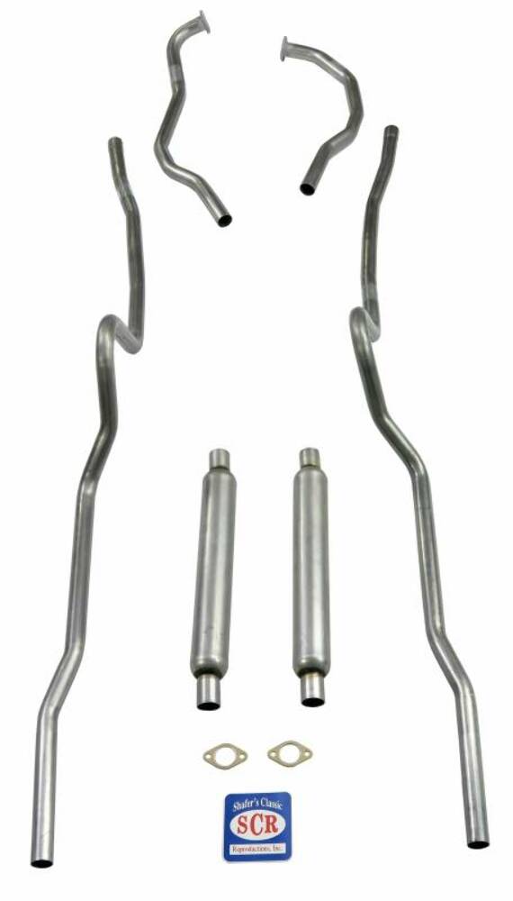 Fits 1955-56 Chevrolet Full Size Exhaust System 63082