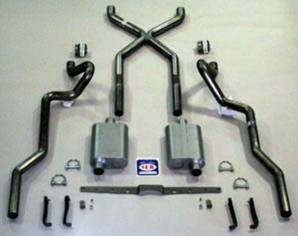 Fits 1955-57 Chevrolet Full Size Exhaust System 63088