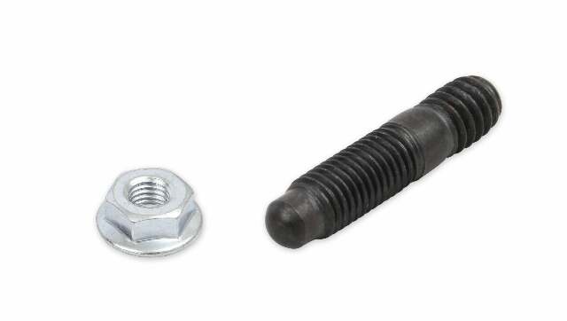 Mr. Gasket valve cover stud kit steel covers SBC Chevy black 6324