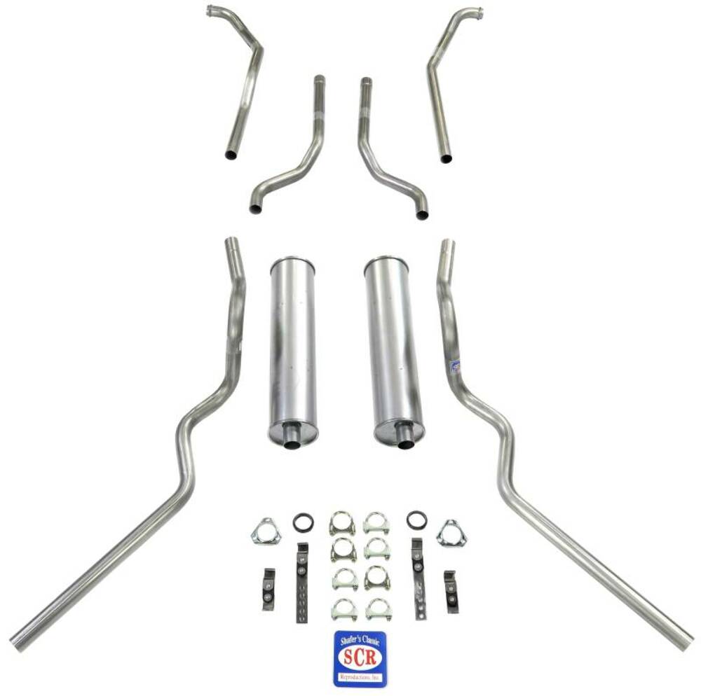 Fits 1963 - 1966 Chevrolet C10 Truck Exhaust System 63401
