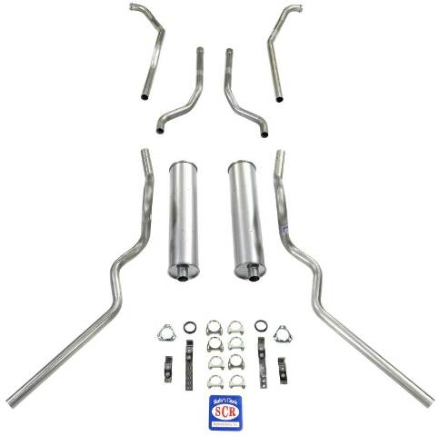C10 Truck Exhaust System 63401 fits 1963-1966 Chevy C10 Truck small block C10-TRUCK Shafer's Classic Reproductions