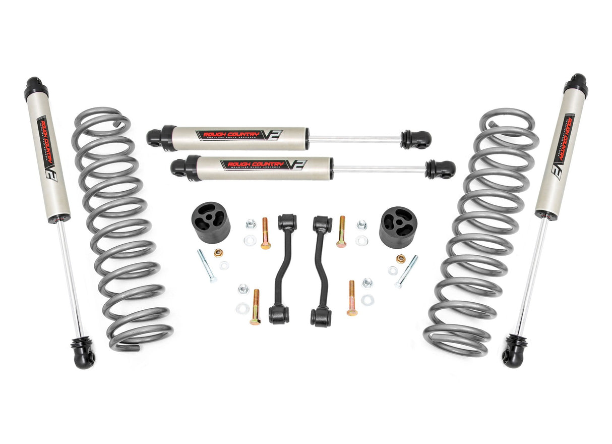 Fits Jeep Gladiator JT 4WD (2020-2023) 2.5 Inch Leveling Kits; Springs V2; 64870