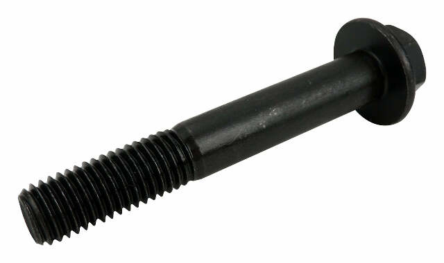 Fits 1997-2006 Jeep Wrangler TJ Wrangler Shock Absorber Bolt; 6506147AA steel black