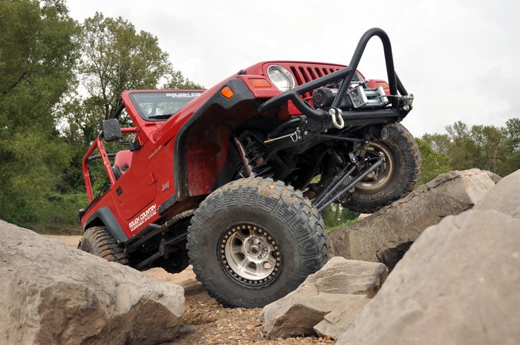 Lift kit for 1997-2006 Jeep Wrangler TJ by Rough Country
