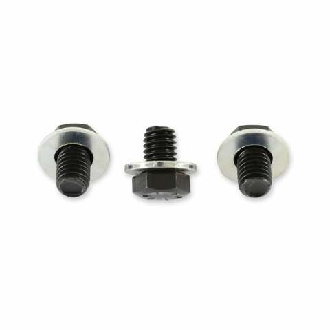 Mr. Gasket torque converter bolts GM black steel 6715