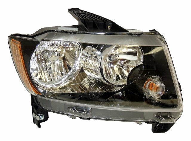 Jeep Plastic Black headlight assembly - 68171214AB