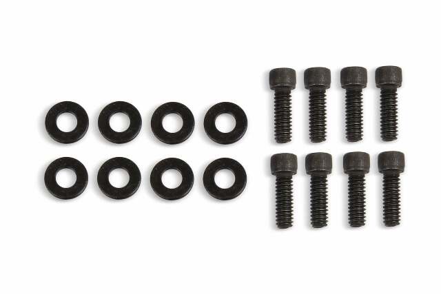 Mr. Gasket Fabricated Aluminum Valve Covers - Black Finish - 6818BG