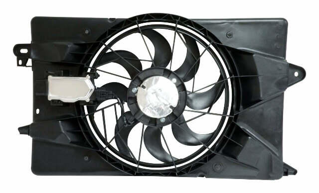 Jeep Plastic Black Cooling Fan Module - 68197298AB steel