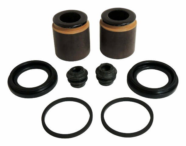 Left & Right Front Caliper Repair Kit for 2014+ Jeep KL Cherokee - 68212329PK black