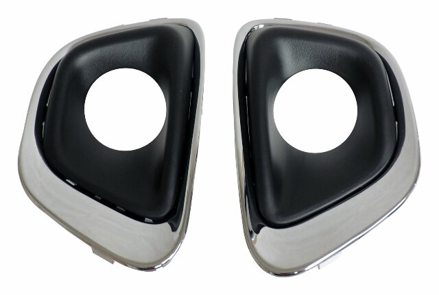 Fits 2014-2017 MK Compass fog light assembly Bezel Set -68213204K-CRN black