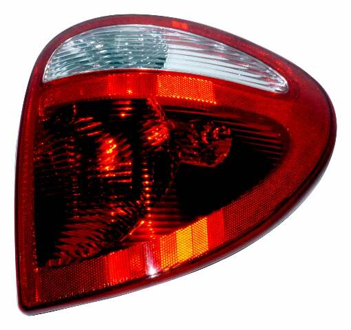 Jeep Plastic Red tail light assembly - 68241334AA black