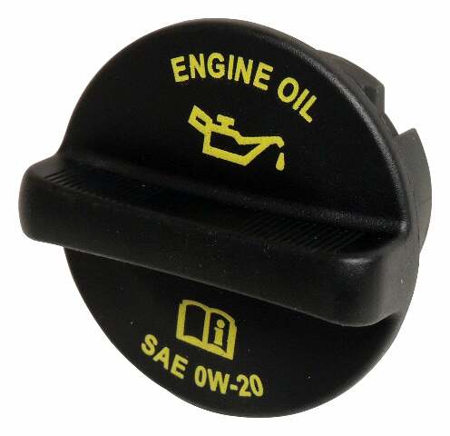 Engine Oil Filler Cap for 2016+ Jeep Wrangler JL, Jeep Gladiator JT, & WK Models w/ 3.6L Engine - 68241631AA black