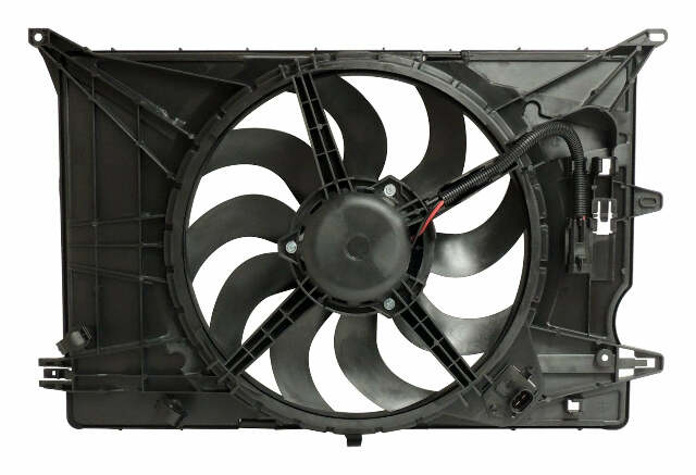 Jeep Plastic Black Fan Module - 68248150AA steel