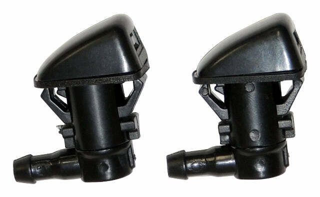 Jeep Plastic Black Windshield Washer Nozzle Set - 68260443K