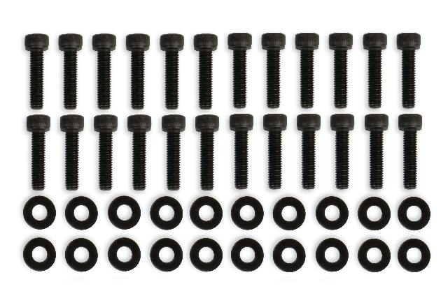 Mr. Gasket fabricated valve cover hardware black 68502BG Mopar steel 2493