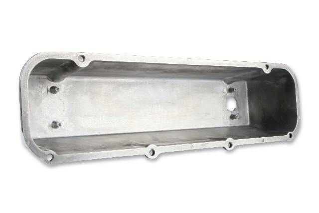 Mr. Gasket cast aluminum tall valve covers polished Ford 6873G