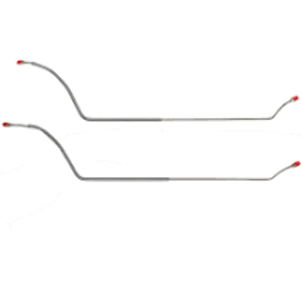t 69 Chevy Malibu Hardtop w/ Manual Drum Brake, Complete Brake Line CBK0294SS Fine Lines
