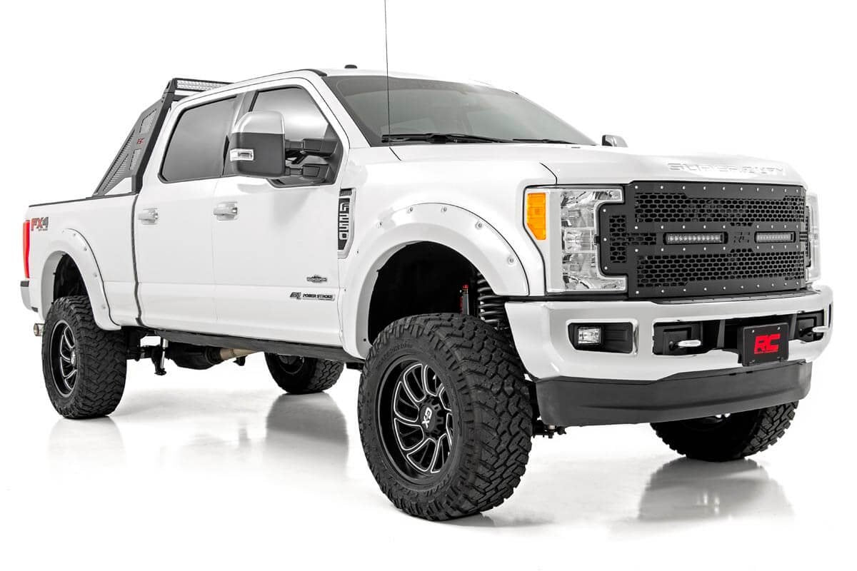 Fits Ford F-250 SD (05-24) Vertex 2.5 Adjustable Front Shocks; 4.5-8"; 699004