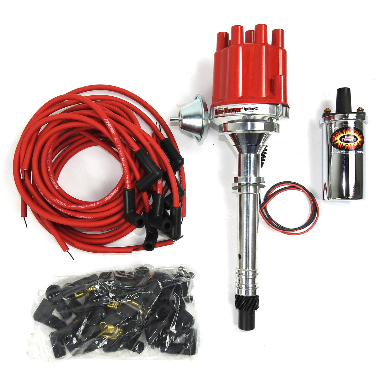 PerTronix Ignitor II electronic ignition kit Ford chrome black D100701